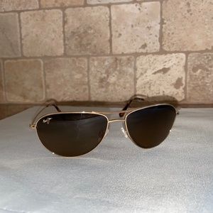 Maui Jim - Sea House Polarized Aviator Sunglasses